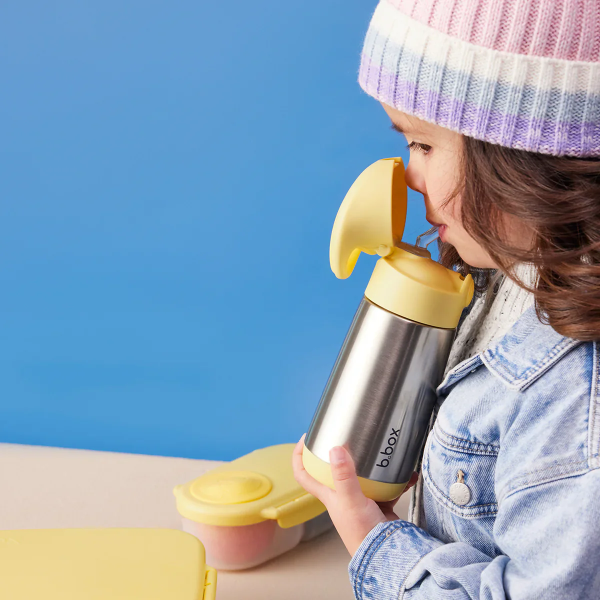 12oz insulated drink bottle - lemon twist - Image 4