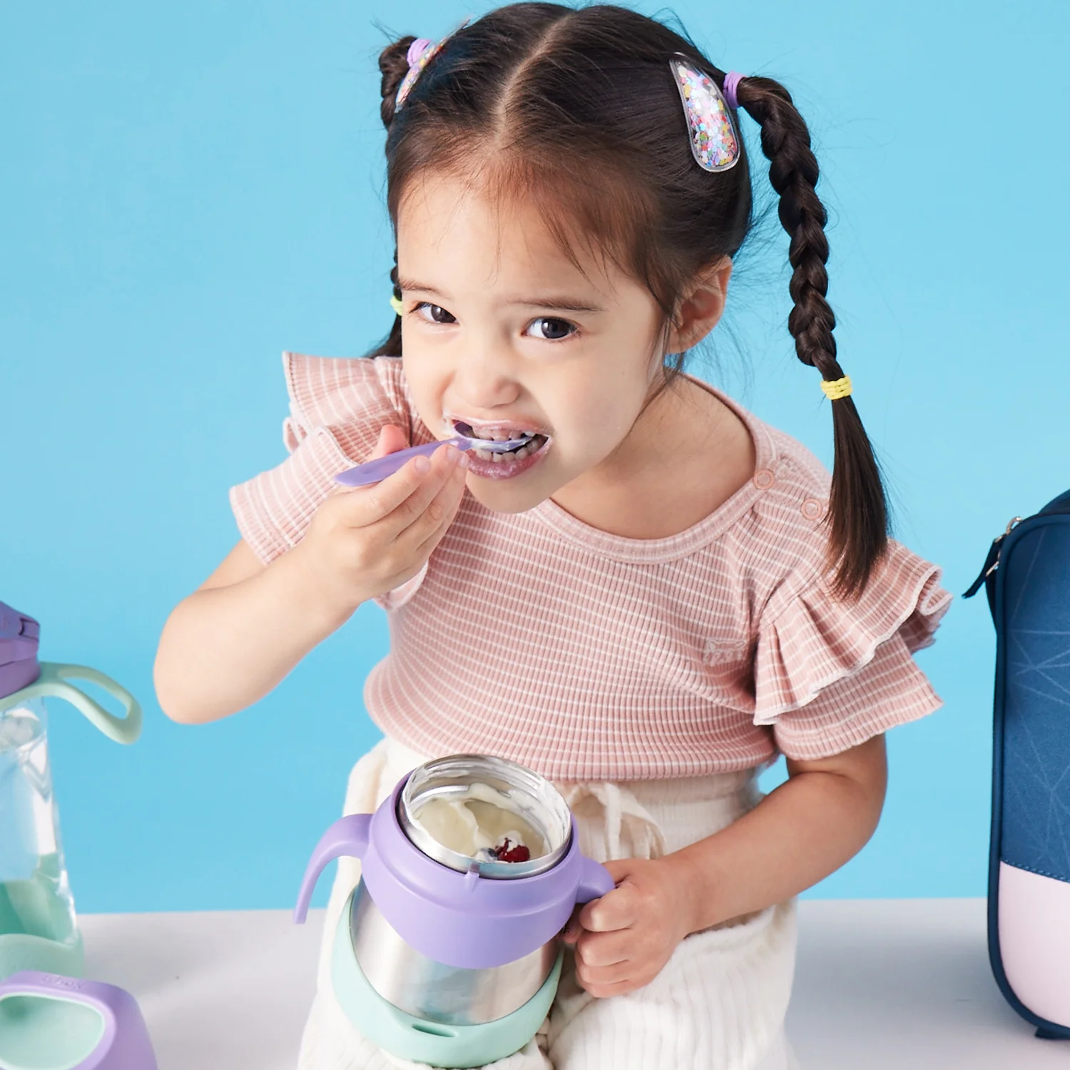 insulated food jar - indigo rose - Image 3