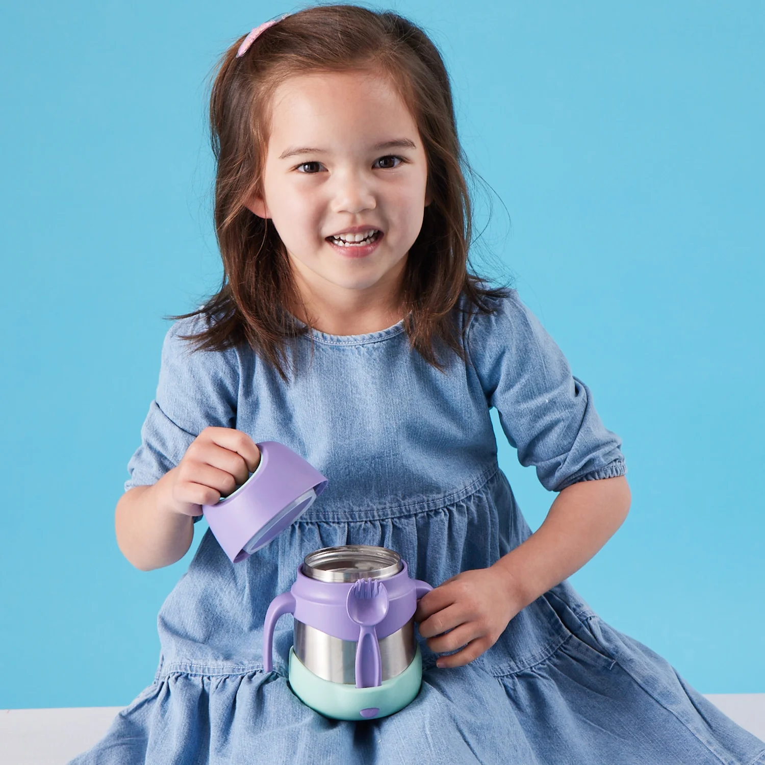 insulated food jar - lilac pop - Image 3