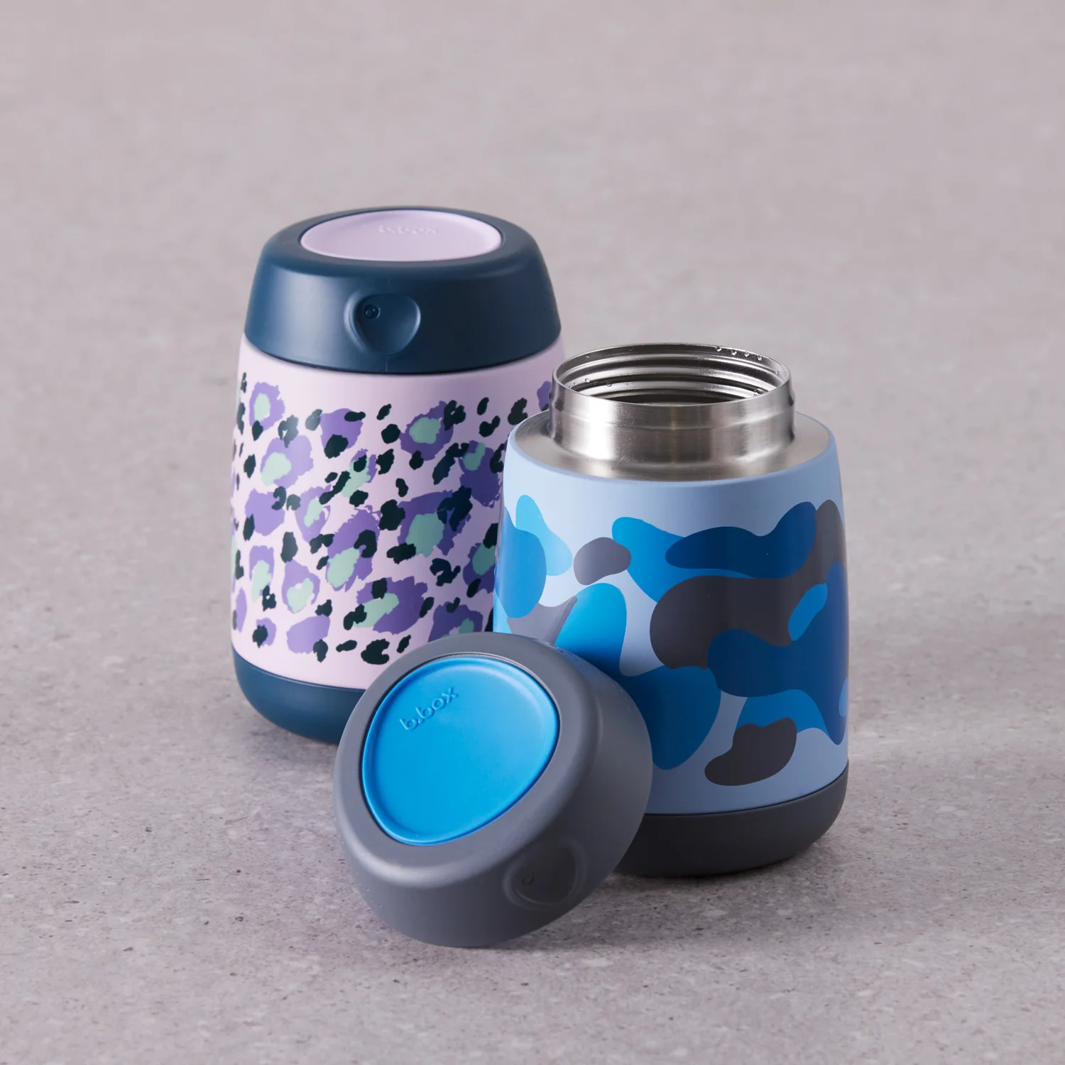 insulated food jar mini - blue camouflage - Image 3